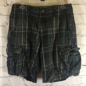 Mossimo Men’s Plaid Cargo Shorts